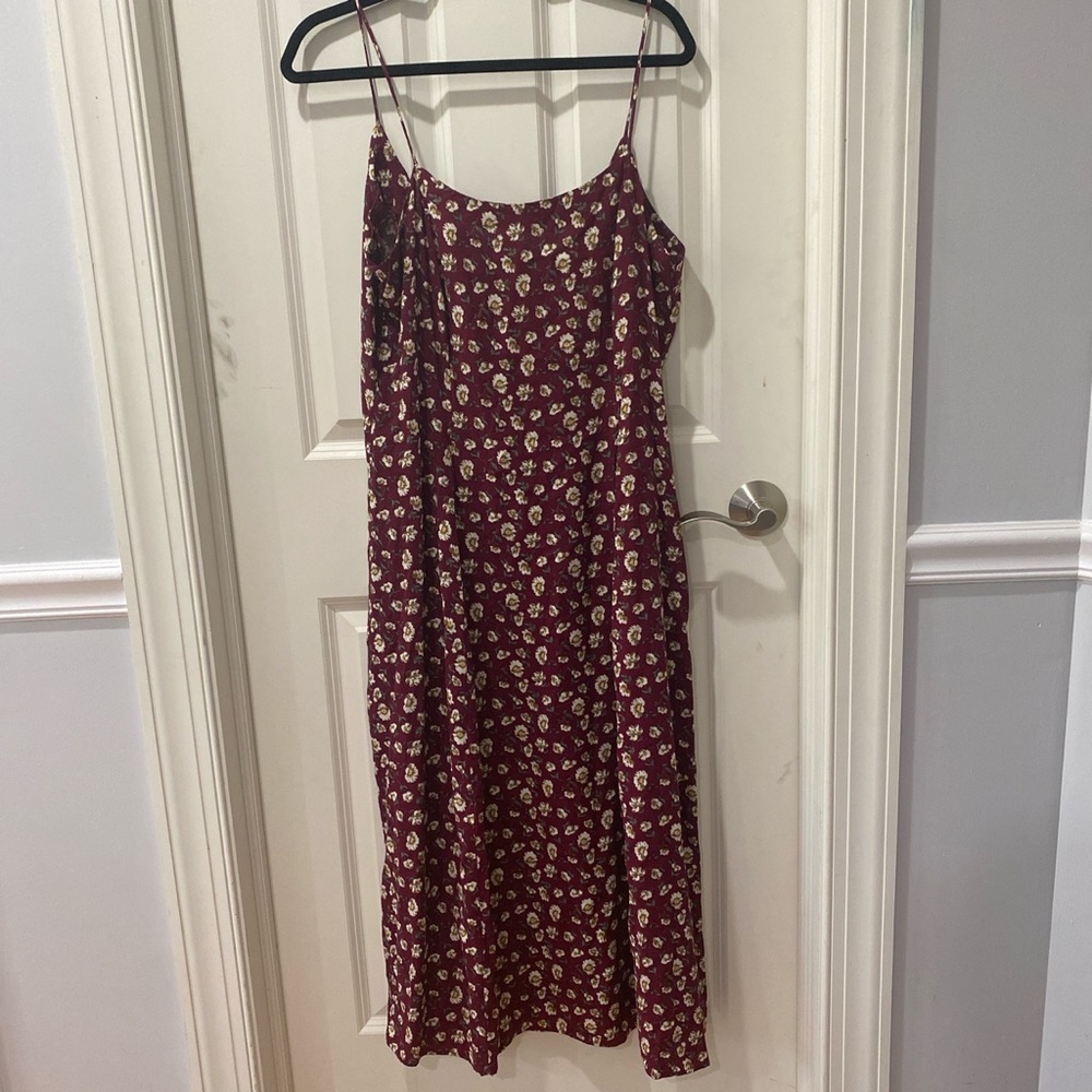 Red Maxi Dress Thrifted
